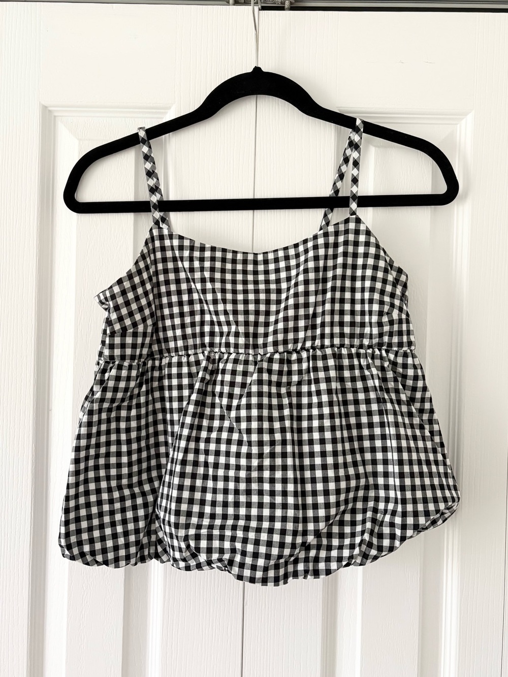 Moa Moa Gingham Bubble Top